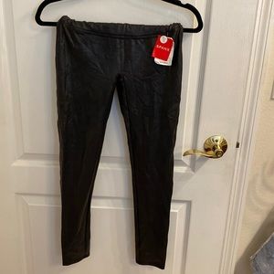 Spanx faux leather leggings NWT